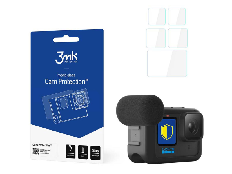 3mk Flexible Glass do GoPro HERO 9/HERO 10/HERO 11